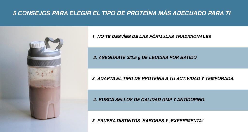 5 consejos para elegir tipos de proteína 